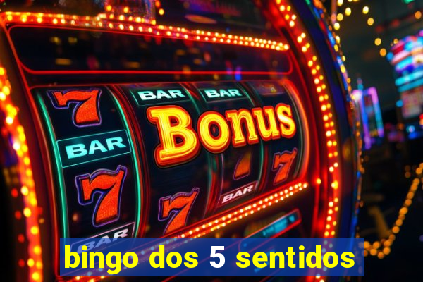 bingo dos 5 sentidos